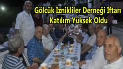 Gölcük İznikliler Derneği İftarı Katılım Yüksek Oldu