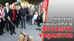 Hıdırellez coşkusu İzmit’te doyasıya yaşanıyor