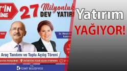 İzmit'e Yatırım Yağmuru!