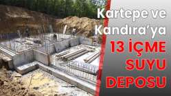 Kartepe ve Kandıra’ya 13 içme suyu deposu