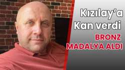 KIZILAY’A KAN VERDİ BRONZ MADALYA ALDI