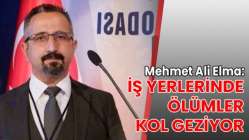 Mehmet Ali Elma: İş yerlerinde ölümler kol geziyor