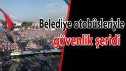 Miting için ilginç önlem