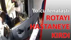 Rotayı hastaneye kırdı