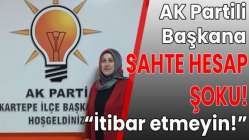 Sahte hesabı açıldı!