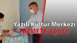 Yazılı Kültür Merkezi Açıldı