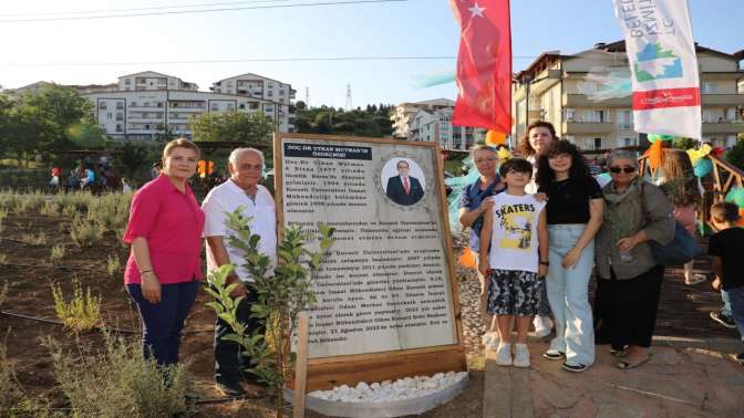 Utkan Mutmanın adı bu parkta yaşayacak