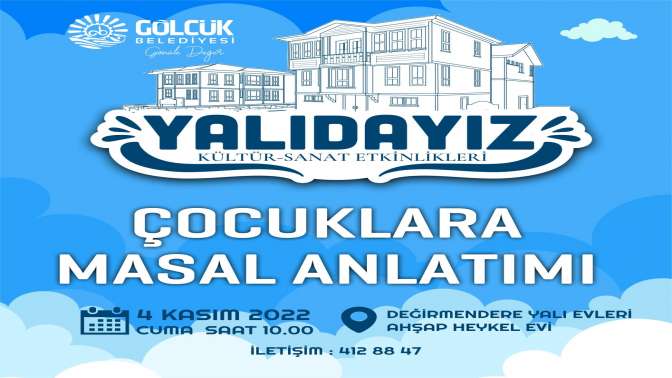 Yalıdayız Kültür Sanat Etkinlikleri çocukara masal anlatımı ile başlıyor