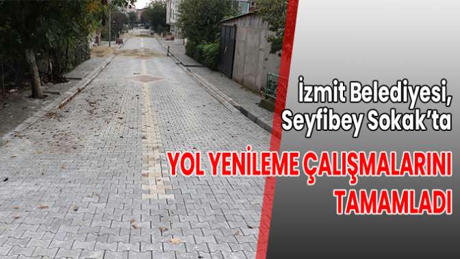 YENİ PARKE TAŞLARI DİZİLDİ