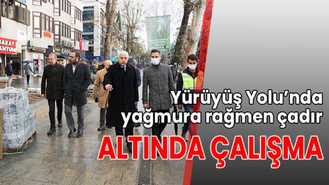 YÜRÜYÜŞ YOLUNA YAKIN TAKİP